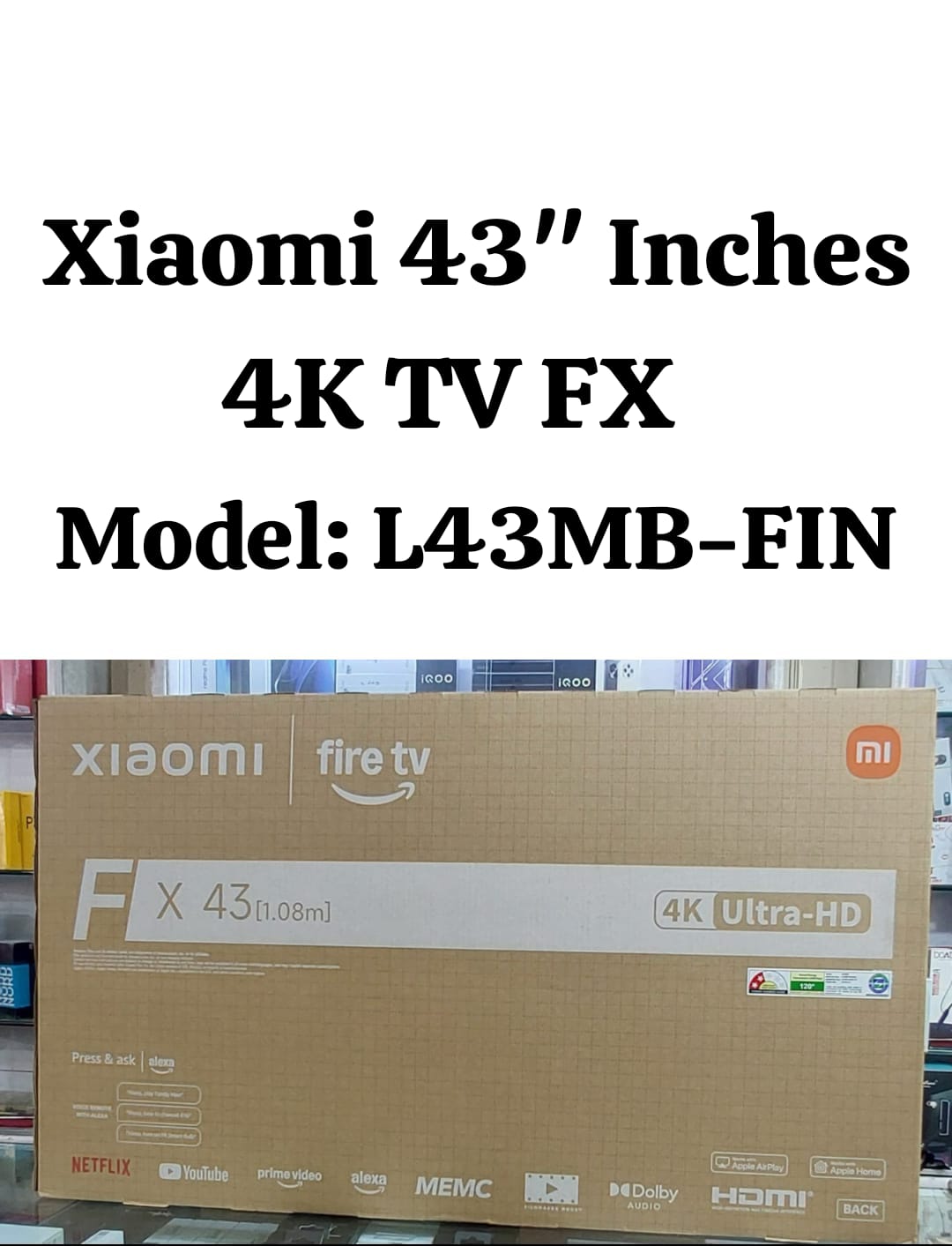 Xioami 43 Inches 4K