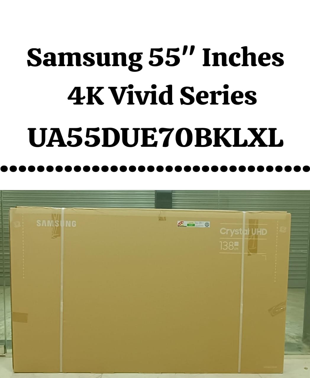 Samsung 55” 4K Vivid
