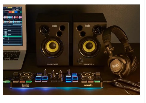 HERCULES DJ Starter Kit Wired DJ Controller